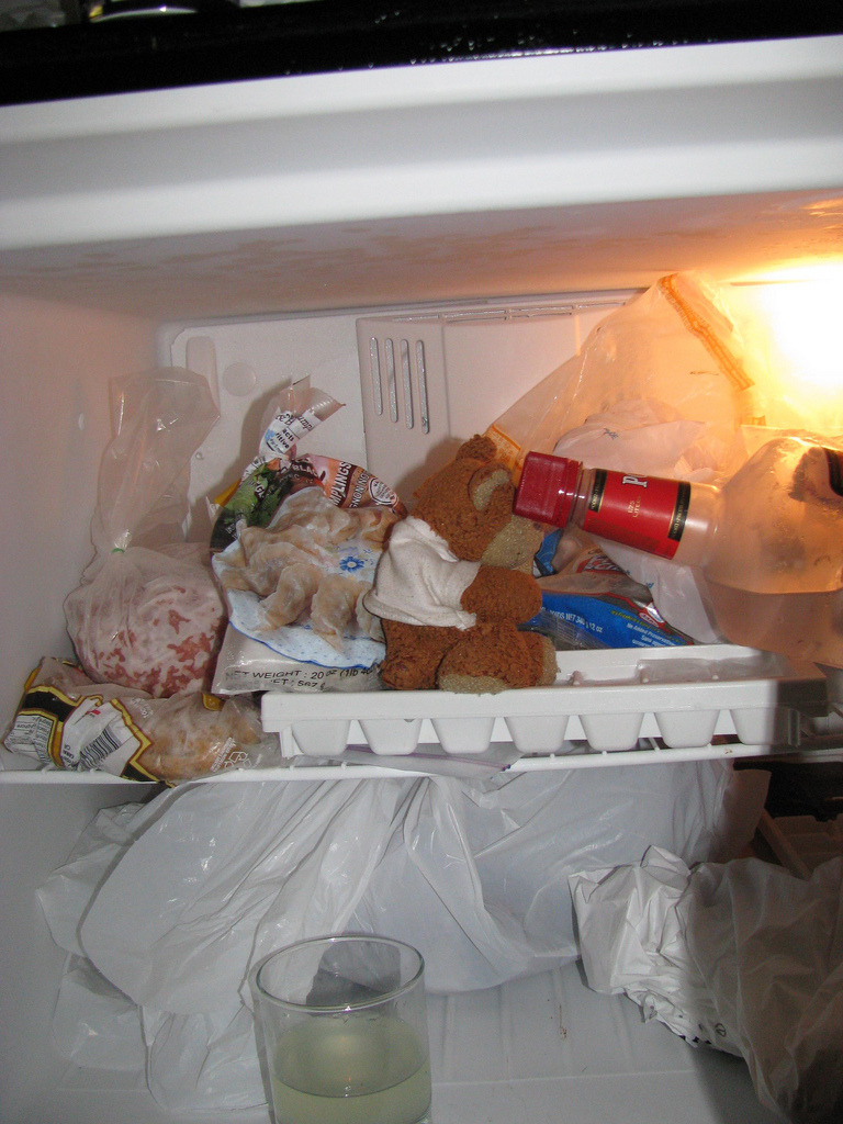 Chilling with some Vodka Literally, not figuratively.